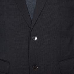 Hugo Boss Grey Micro Checked Wool James5/Sharp7 Suit L