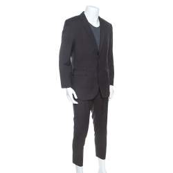 Hugo Boss Grey Micro Checked Wool James5/Sharp7 Suit L
