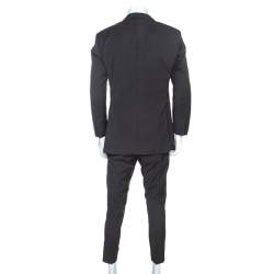 Hugo Boss Grey Micro Checked Wool James5/Sharp7 Suit L