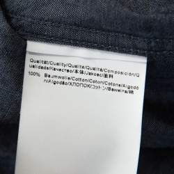Pre Owned Boss By Hugo Boss Bicolor Printed Bersh Slim Fit Shirt M