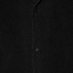 Boss By Hugo Boss Grey Wool Button Front Overcoat 4XL