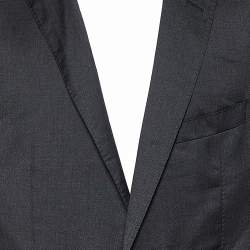 Pre Owned بليزر بوس باي هوغو بوس تي هوارد 4/كورت5 صوف أسود مقاس كبير جدًا جدًا - إكس إكس لارج 