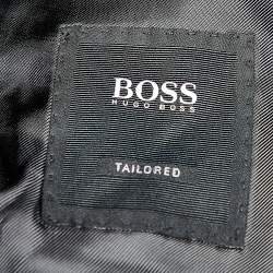 Pre Owned بليزر بوس باي هوغو بوس تي هوارد 4/كورت5 صوف أسود مقاس كبير جدًا جدًا - إكس إكس لارج 