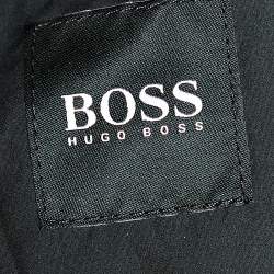 Pre Owned Boss By Hugo Boss Two Tone Synthetic Quilted Jacket L