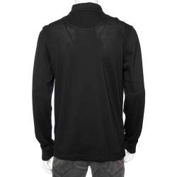 Boss By Hugo Boss Black Pima Cotton Long Sleeve T-Shirt L