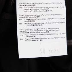 مملوكة مسبقًا بذلة بوس باي هوغو بوس ترافيل صوف أسود مقاس كبير (لارج)