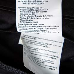 مملوكة مسبقًا Boss By Hugo Boss Black Wool Super110 Suit L