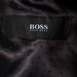 مملوكة مسبقًا Boss By Hugo Boss Black Wool Super110 Suit L