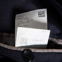 Pre Owned Boss By Hugo Boss Navy Blue Striped Wool Johnstons1/Lenon Blazer XXL 