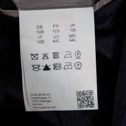 Pre Owned Boss By Hugo Boss Navy Blue Striped Wool Johnstons1/Lenon Blazer XXL 