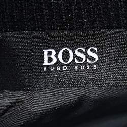 Boss By Hugo Boss Black Cottonwool Regular Fit Brugge Bomber Jacket S