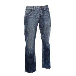 Pre Owned Boss By Hugo Boss Blue Wash Faded Effect Denim Regular Fit Jeans L