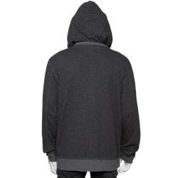 Boss By Hugo Boss Grey Wool Long Sleeve Hoodie XXL