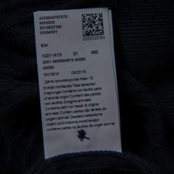 Pre Owned Boss By Hugo Boss Navy Blue Cotton Ebri Sweater L