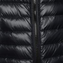 Pre Owned Boss By Hugo Boss Navy Blue Quilted Synthetic Domiro Jacket M