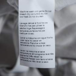 Pre Owned Boss By Hugo Boss Grey Stretch Cotton Slim Fit T-Shirt M