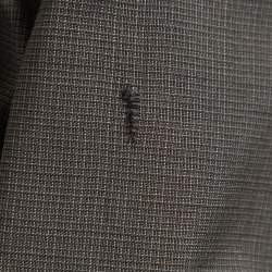 Boss By Hugo Boss Charcoal Grey Micro Checked Wool The Grand/Central US Suit L 