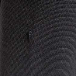 Boss By Hugo Boss Charcoal Grey Micro Checked Wool The Grand/Central US Suit L 