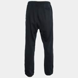 Pre Owned Boss By Hugo Boss Navy Blue Cotton Jogger Pants XL