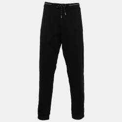 Boss By Hugo Boss Black Cotton Jogging Trouser XL