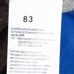 مملوكة مسبقًا جاكيت بوس باي هوغو بوس قطن رصاصي بهودي وسحاب أمامي مقاس متوسط - ميديوم