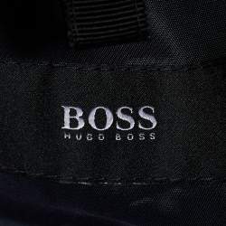 Pre Owned Boss By Hugo Boss Navy Blue Cotton Blazer & Quilted Jacket Set  XXL