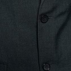 Pre Owned Boss By Hugo Boss Grey Super 140s Wool Blazer XL