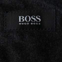 Pre Owned بليزر بوس باي هوغو بوس صوف رمادي فينتدج مقاس كبير جدا