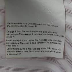 Pre Owned قميص بوس باي هوغو بوس قطن مخطط أبيض مقاس كبير جدا جدا