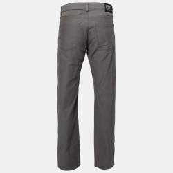 Boss By Hugo Boss Grey Cotton Oklahoma Trousers M Waist 34" 