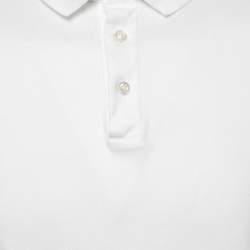 Pre Owned Boss By Hugo Boss White Cotton T-Perry 14 Polo Shirt L