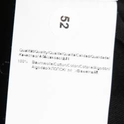 مملوكة مسبقًا Boss By Hugo Boss Black Cotton Logo Printed Short Sleeve T-Shirt M