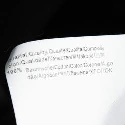 مملوكة مسبقًا Boss By Hugo Boss Black Cotton Slim Fit Button Front Shirt M