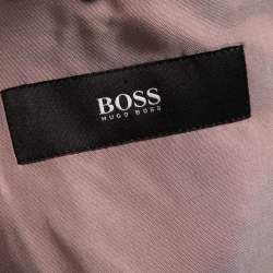 Pre Owned Boss By Hugo Boss Black Wool Single-Breasted Suit 3XL