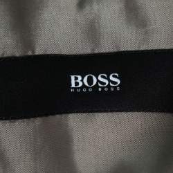 Pre Owned Boss By Hugo Boss Grey Wool Single-Breasted Pasolini1/Movie1 Suit 3XL