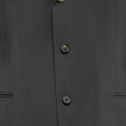 Boss By Hugo Boss Vintage Grey Wool Single-Breasted Einstein/Sigma Suit XL