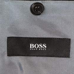 Pre Owned Boss By Hugo Boss Black Wool Single-Breasted Pasolini1/Movie1 Suit 3XL    