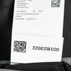 Pre Owned Boss by Hugo Boss Charcoal Grey Wool Sintrax4 Coat L