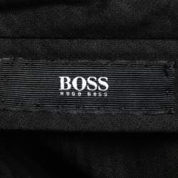 Boss By Hugo Boss Black Wool Crepe Trousers S