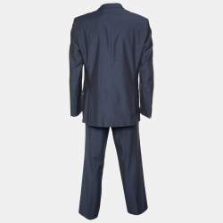 Boss By Hugo Boss Grey Virgin Wool Suit XL