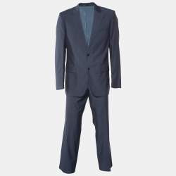 Boss By Hugo Boss Grey Virgin Wool Suit XL