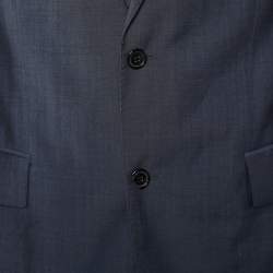 Boss By Hugo Boss Grey Virgin Wool Suit XL