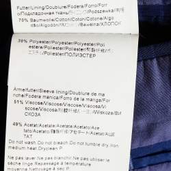 Pre Owned Boss By Hugo Boss Grey Checkered Cotton Huge/Genius-W Blazer L