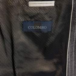 مملوكة مسبقًا Boss By Hugo Boss Brown Striped Wool & Cashgora Crowley Blazer L