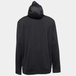 Boss by Hugo Boss Black Jersey Saggytech Zip Up Sweatshirt 3XL