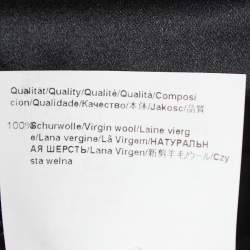 مملوكة مسبقًا Boss By Hugo Boss Black Wool & Satin Lapel Tuxedo Blazer L