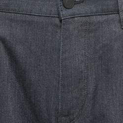 Pre Owned Boss By Hugo Boss Dark Blue Denim Jeans L Waist 34"