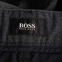 Pre Owned Boss By Hugo Boss Dark Blue Denim Jeans L Waist 34"