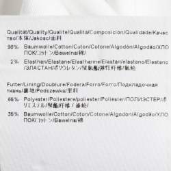 Pre Owned Boss By Hugo Boss White Cotton Classic Slim Fit Chino Pants L