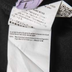 Pre Owned Boss By Hugo Boss Black Cotton Knit Crew Neck Sweatshirt L